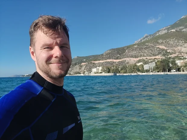 Koupačka v Loutraki