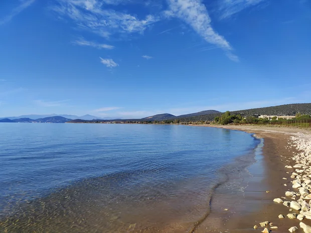 Pláž, kterou jsme si prošli tam a zpět